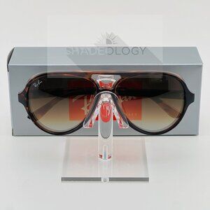 NEW Ray-Ban Sunglasses CATS 5000 RB4125 710/51 Classic Light Havana Brown Lens